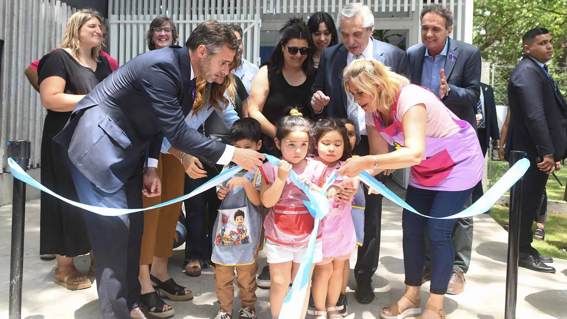 Alberto Fernández en Pilar
