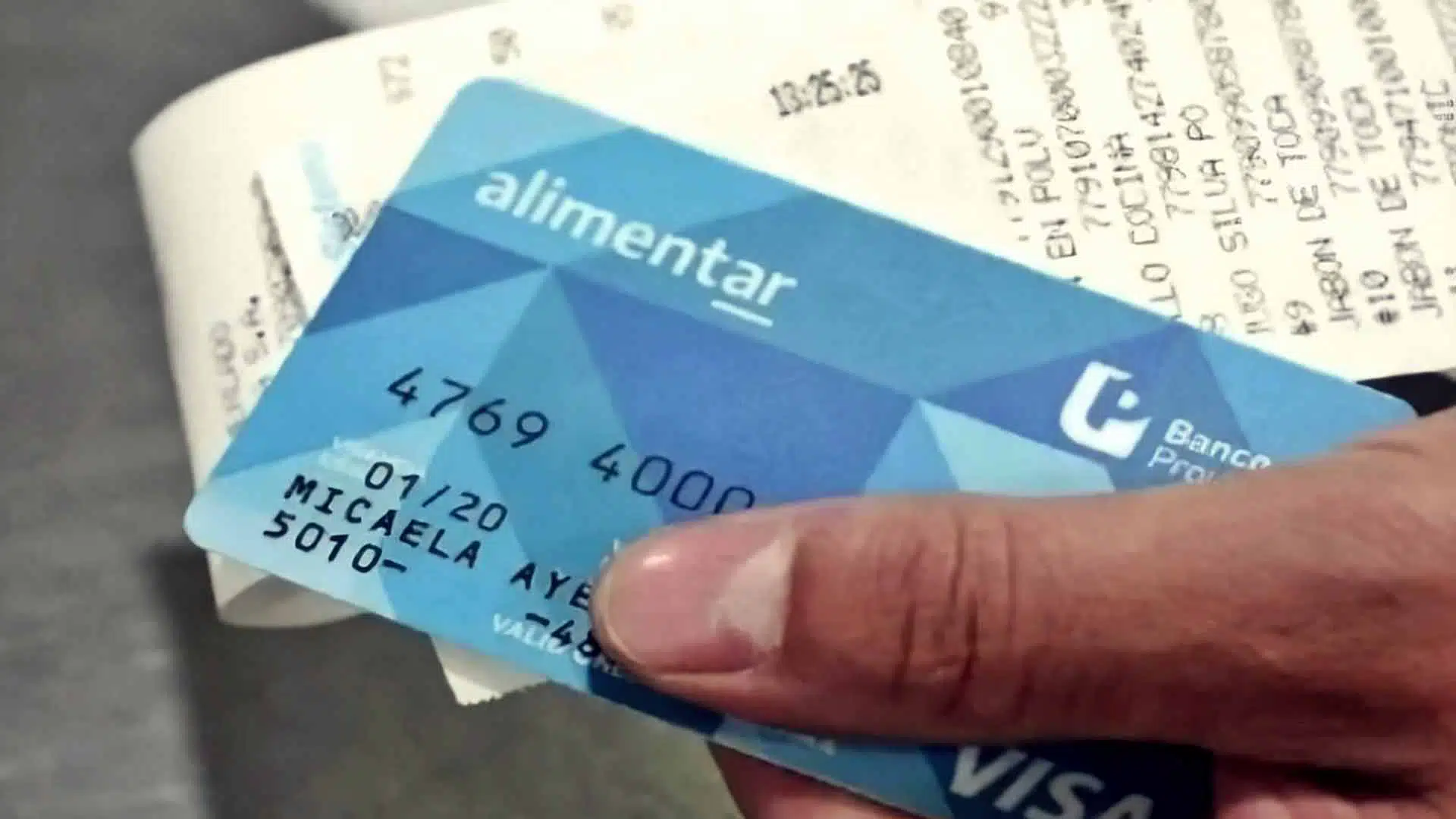 Tarjeta Alimentar