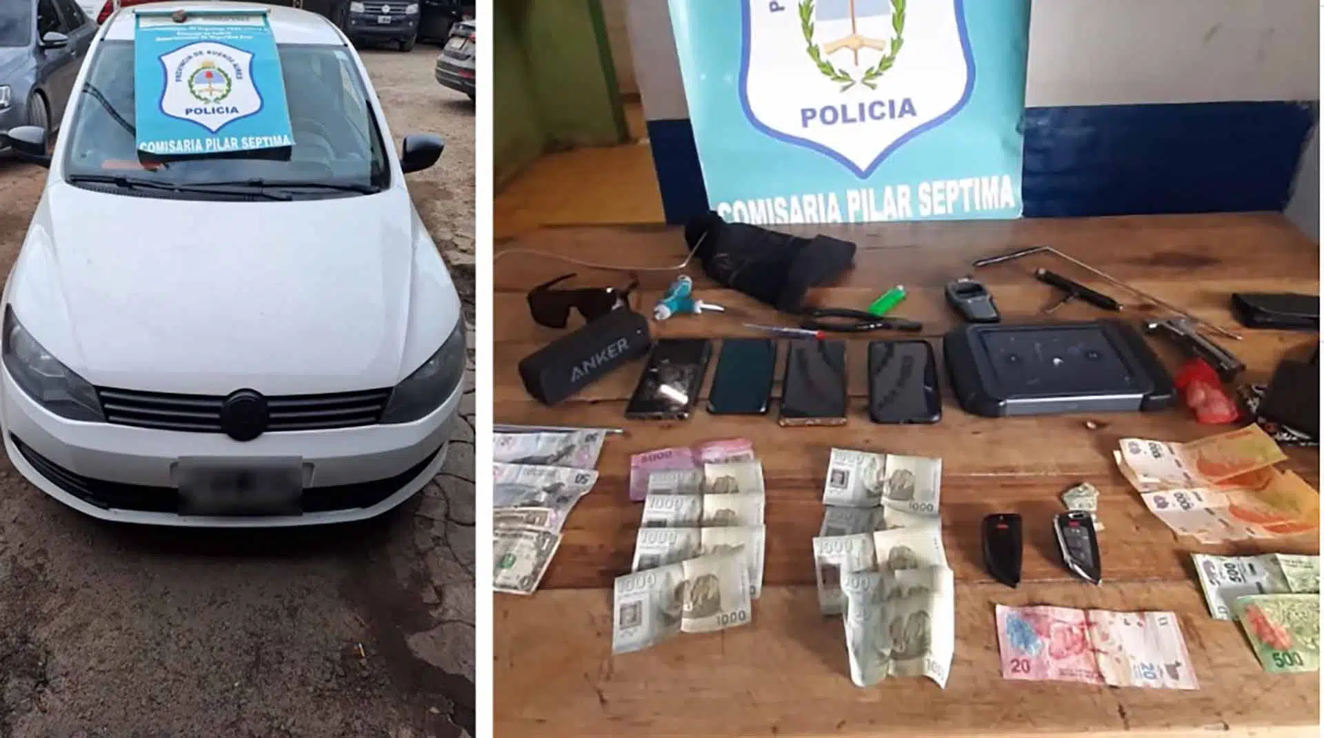 Banda robo autos