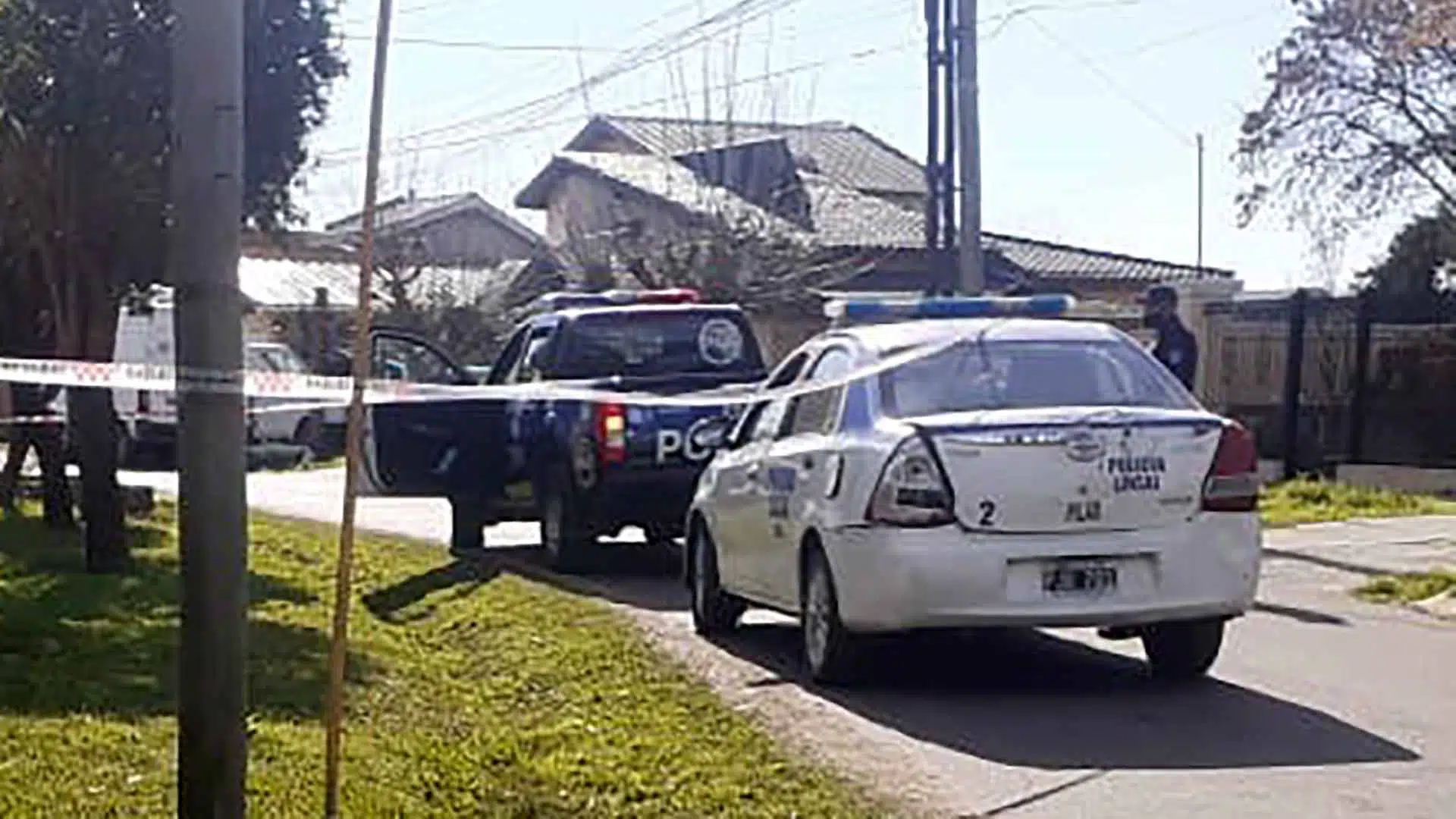 Delincuente muerto Ruta 25