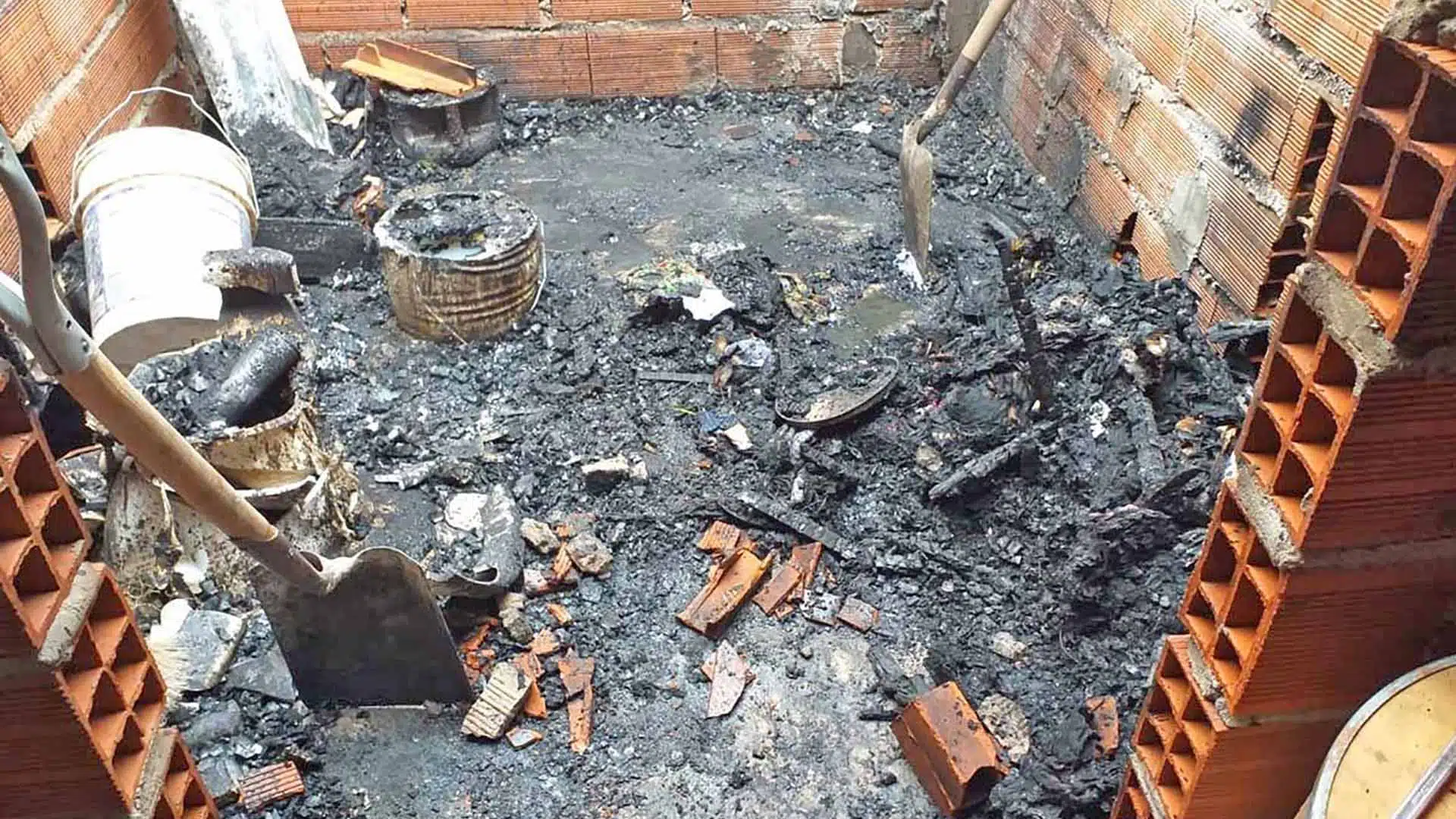 Incendio casa Los Tilos