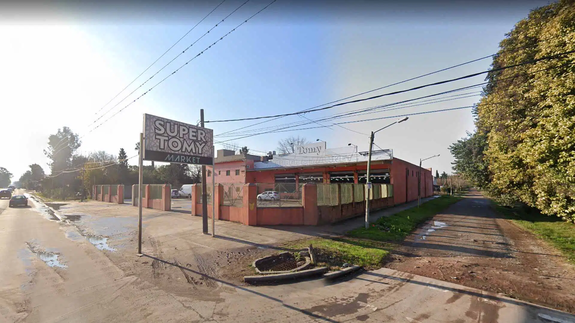 Baleado en supermercado chino
