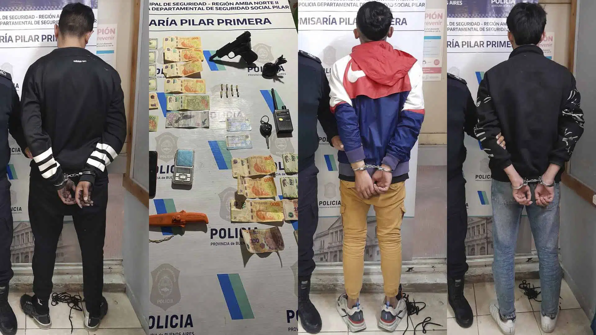 Dealers detenidos Villa Buide