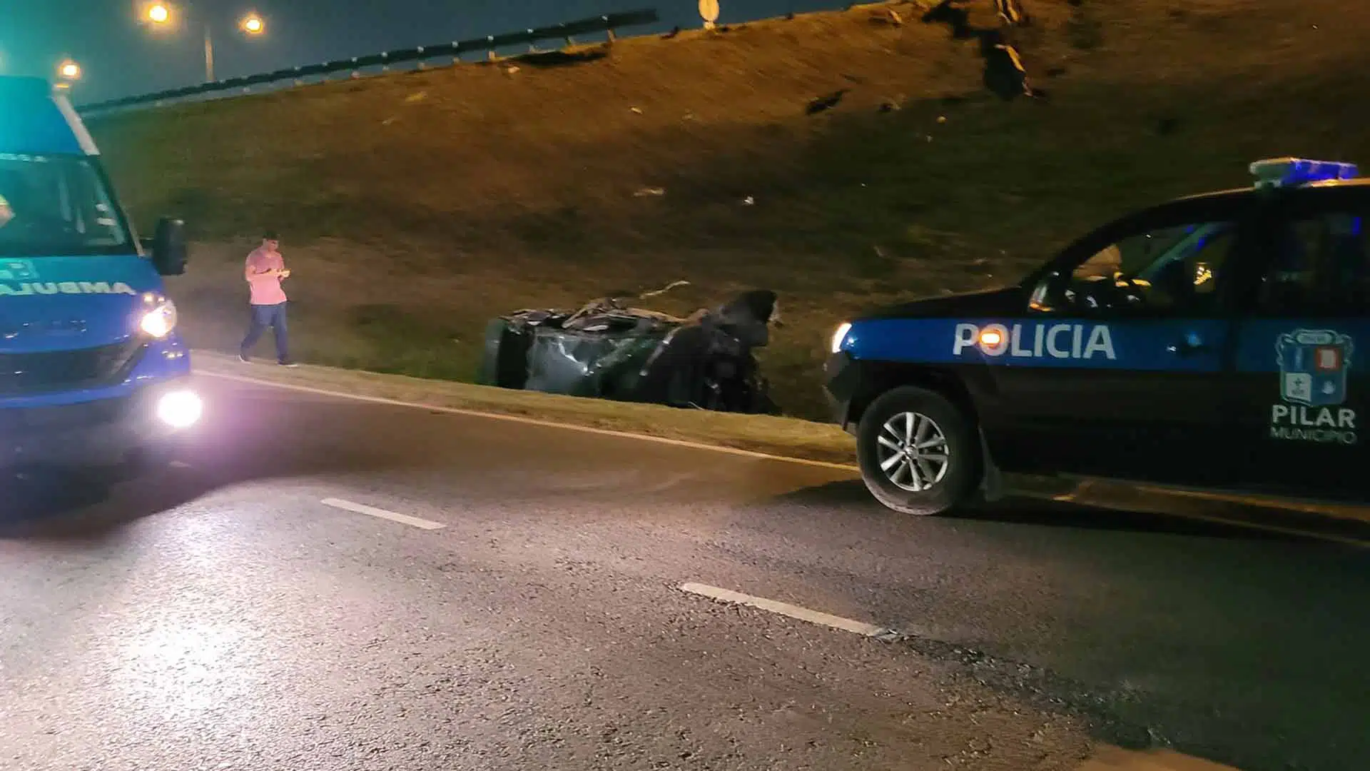 Desmayo accidente Panamericana