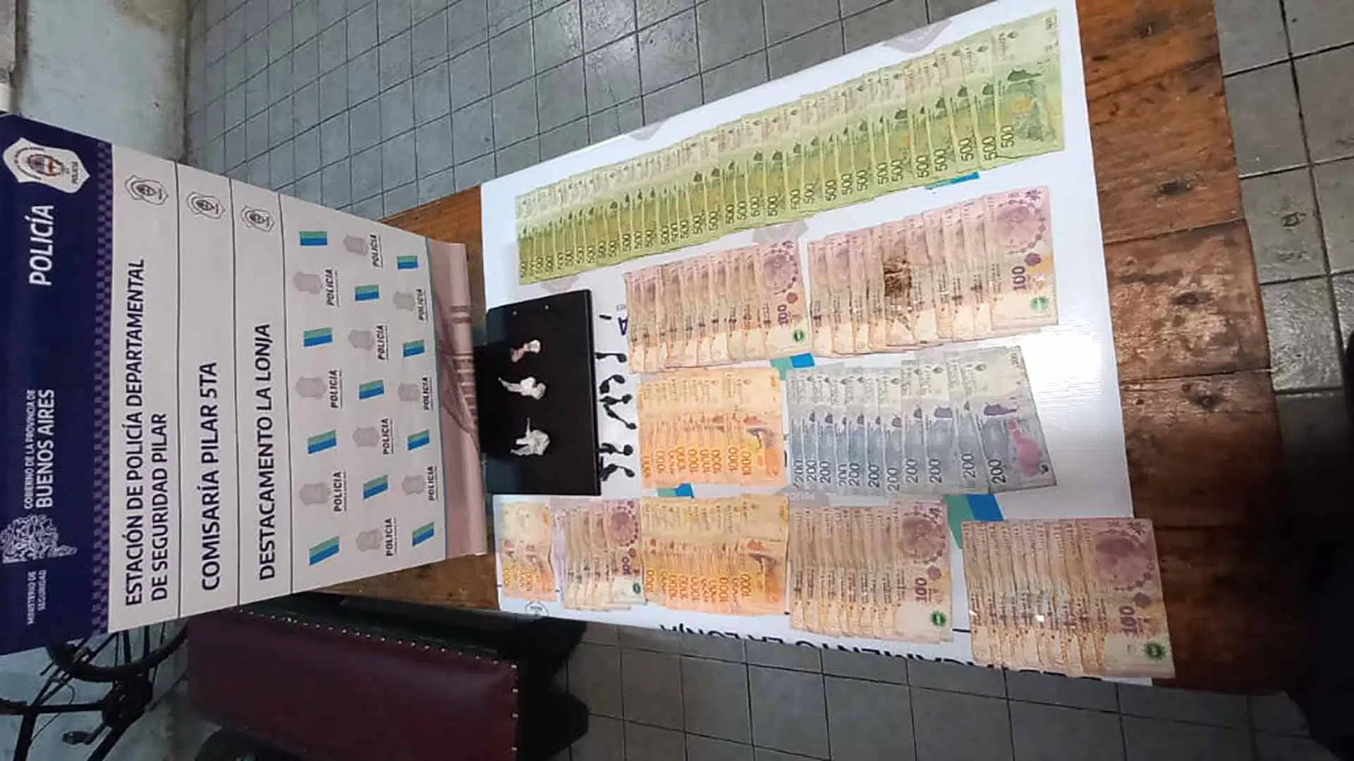 Motociclista detenido con droga