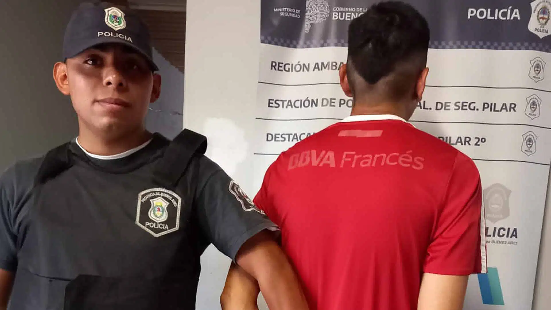 Detenido robo moto Del Viso