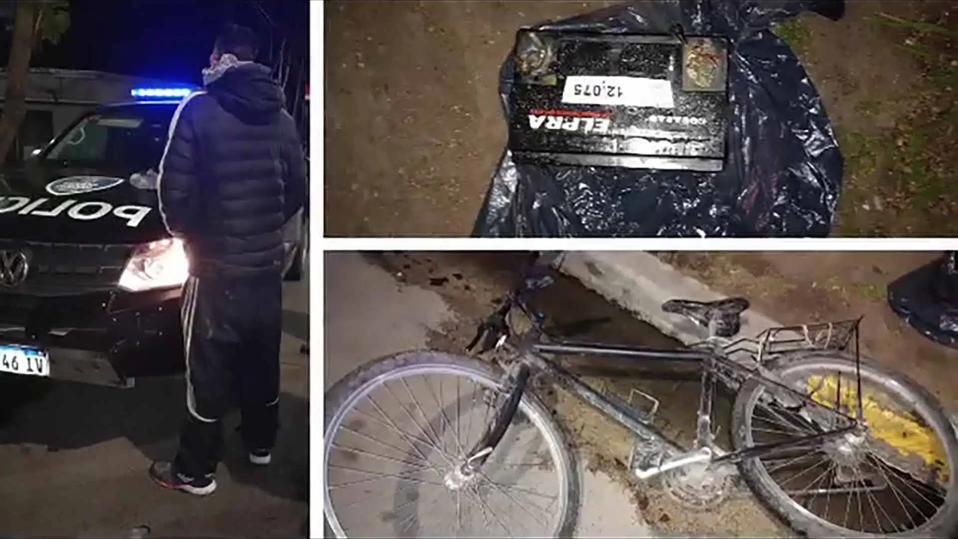 Detenido robo batería camión