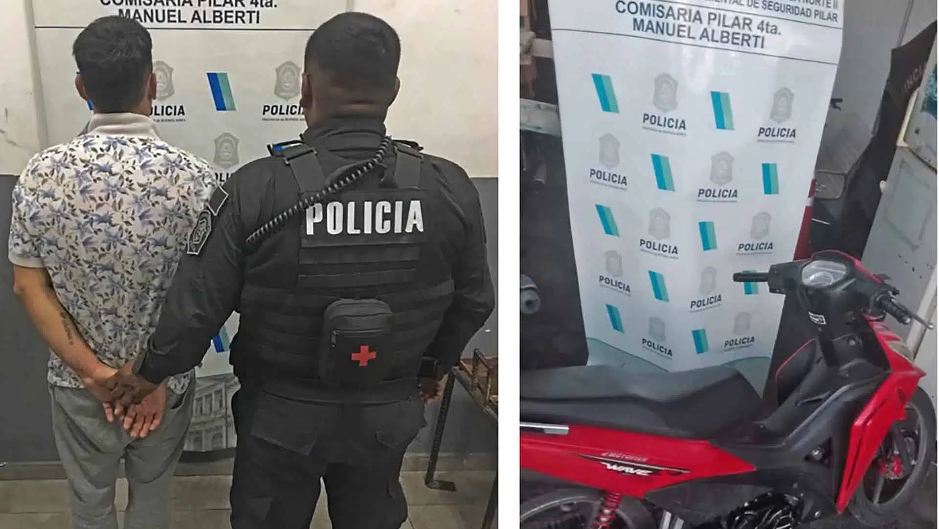 Detenido robo moto