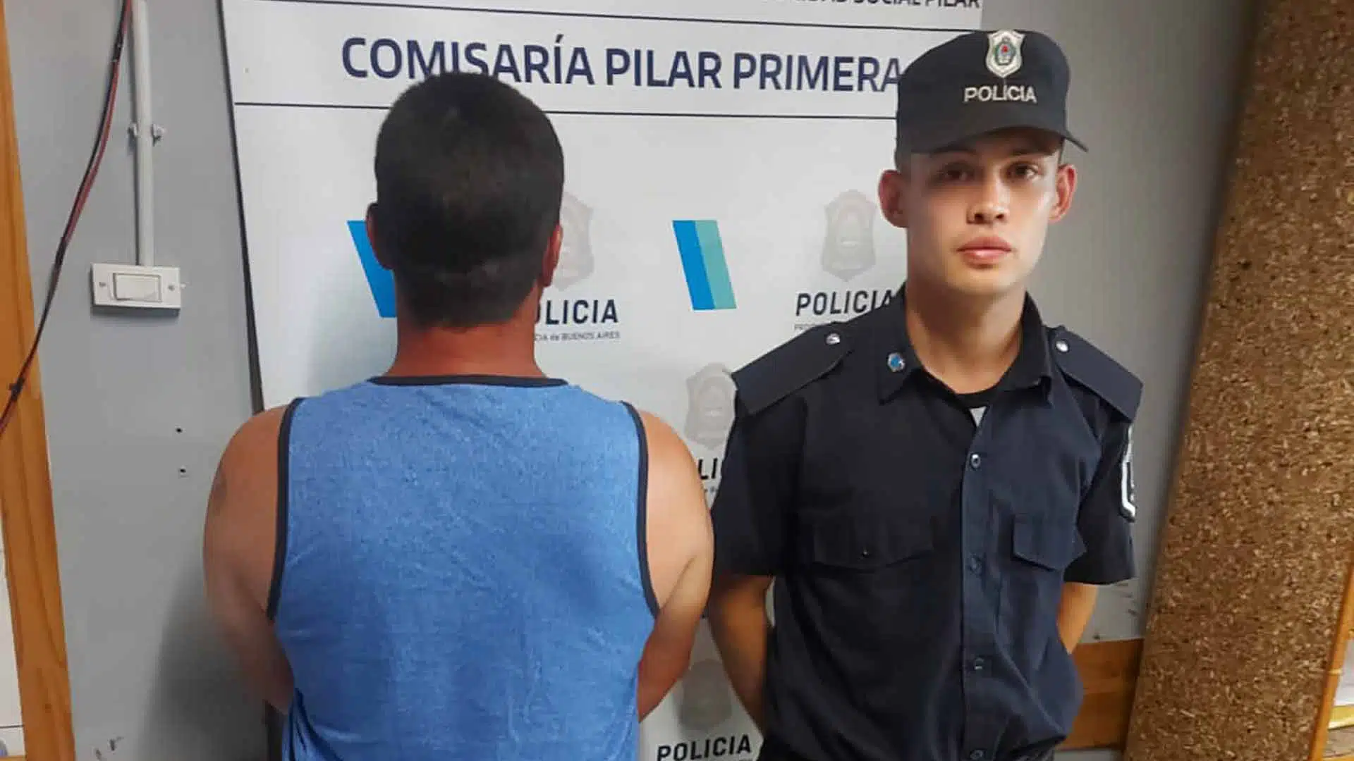 Detenido por golpear a su pareja y a su hija