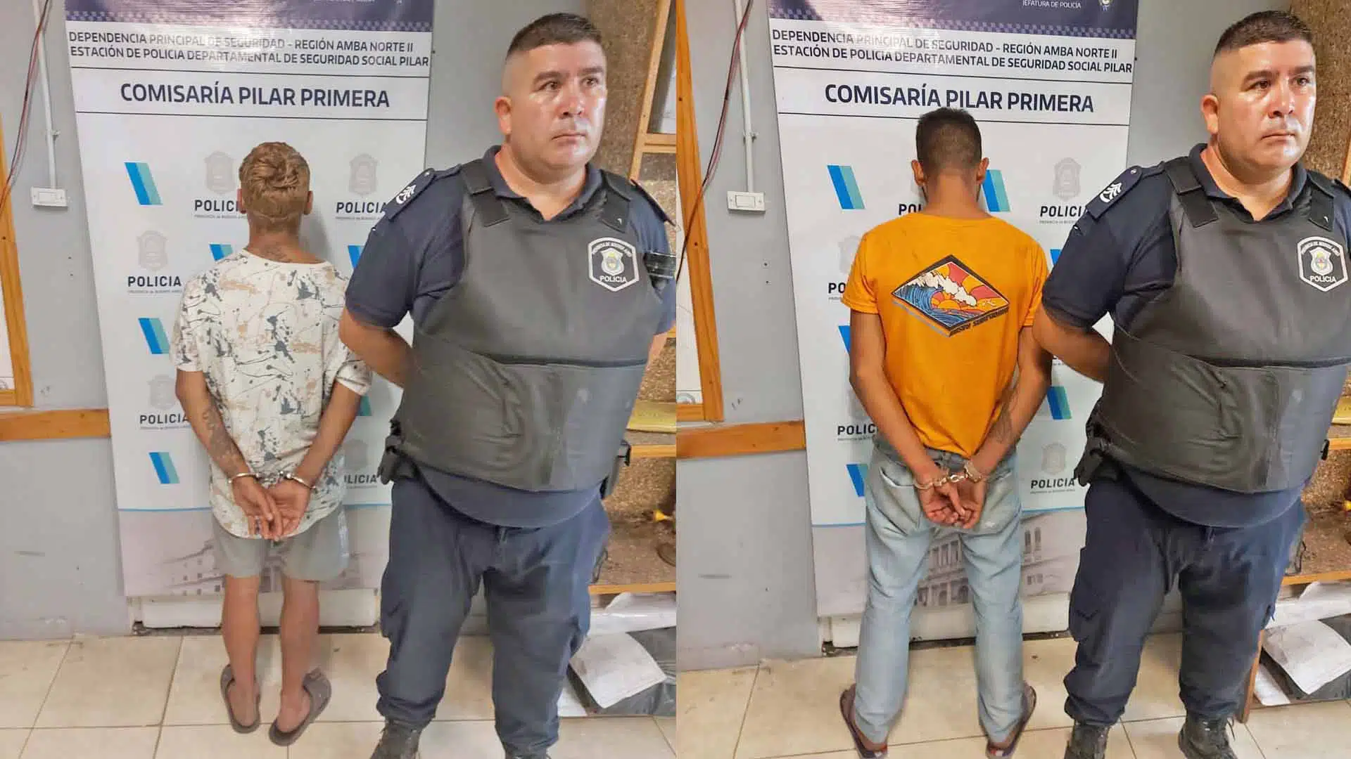 Detenidos armas La Comercial