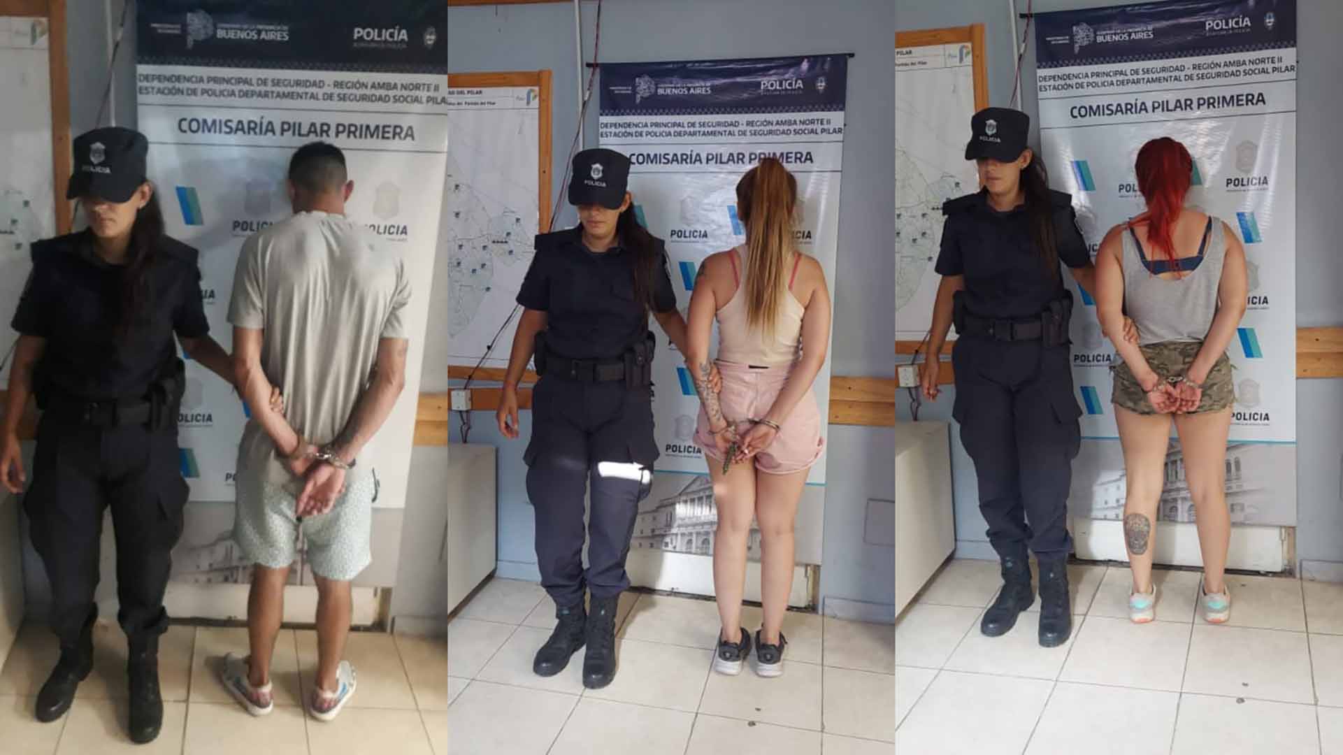Tenían en su casa un auto robado