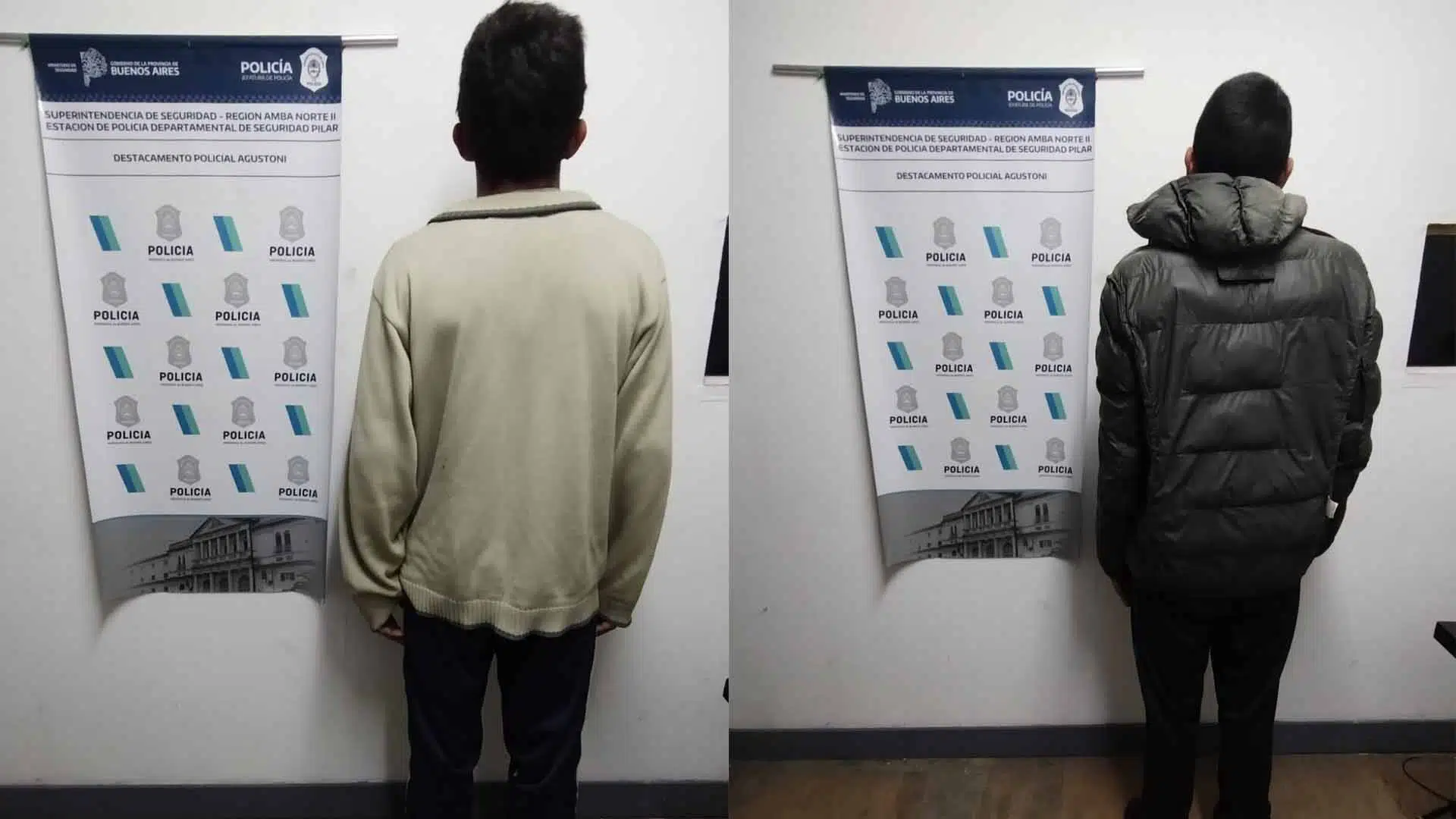 Detenidos robo Agustoni