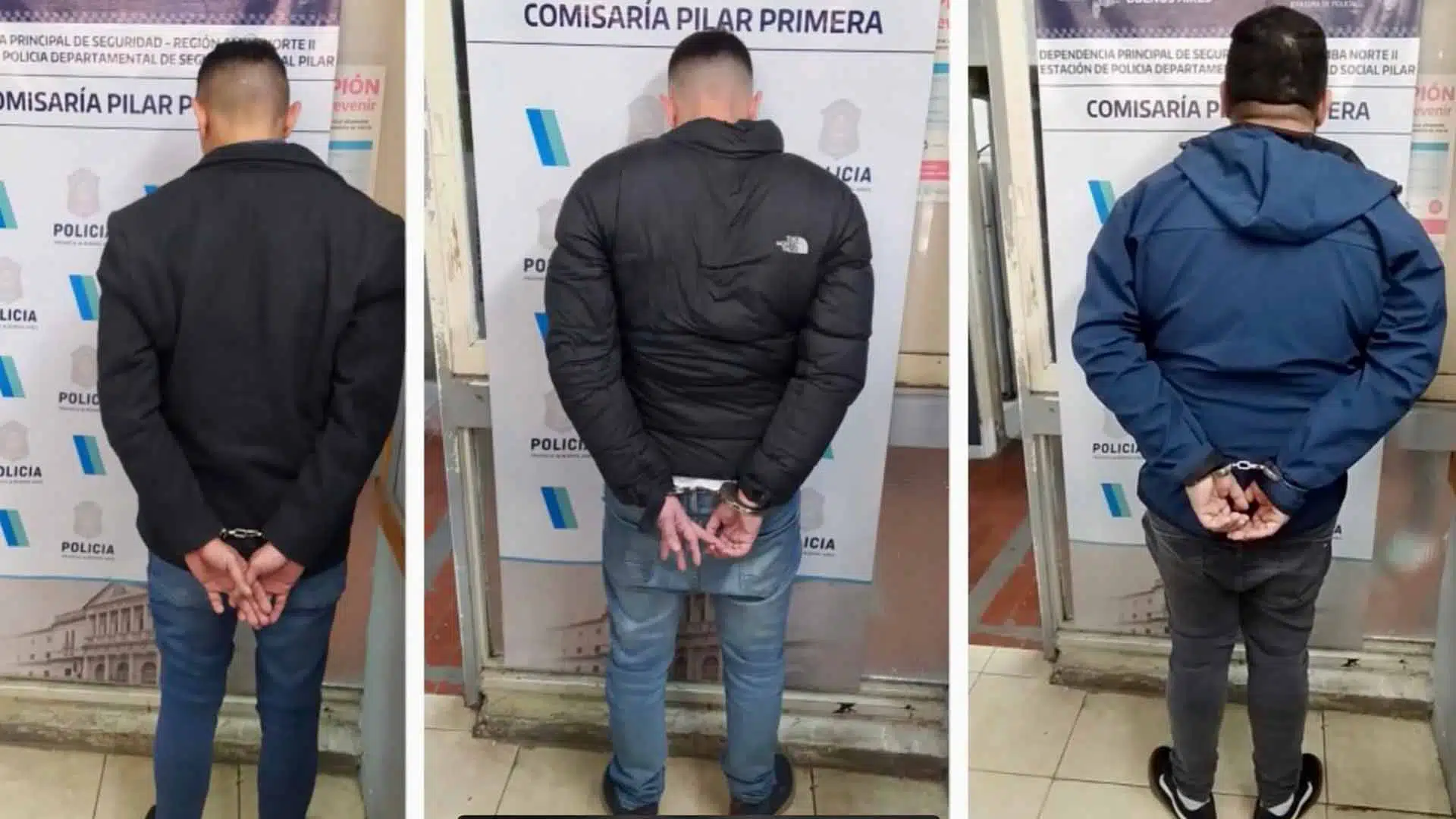 Detenidos robo autos