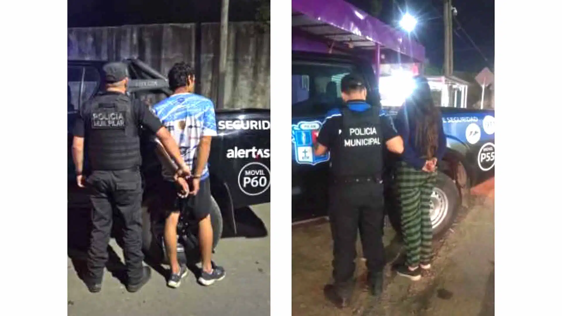 Detenidos robo vivienda Villa Rosa