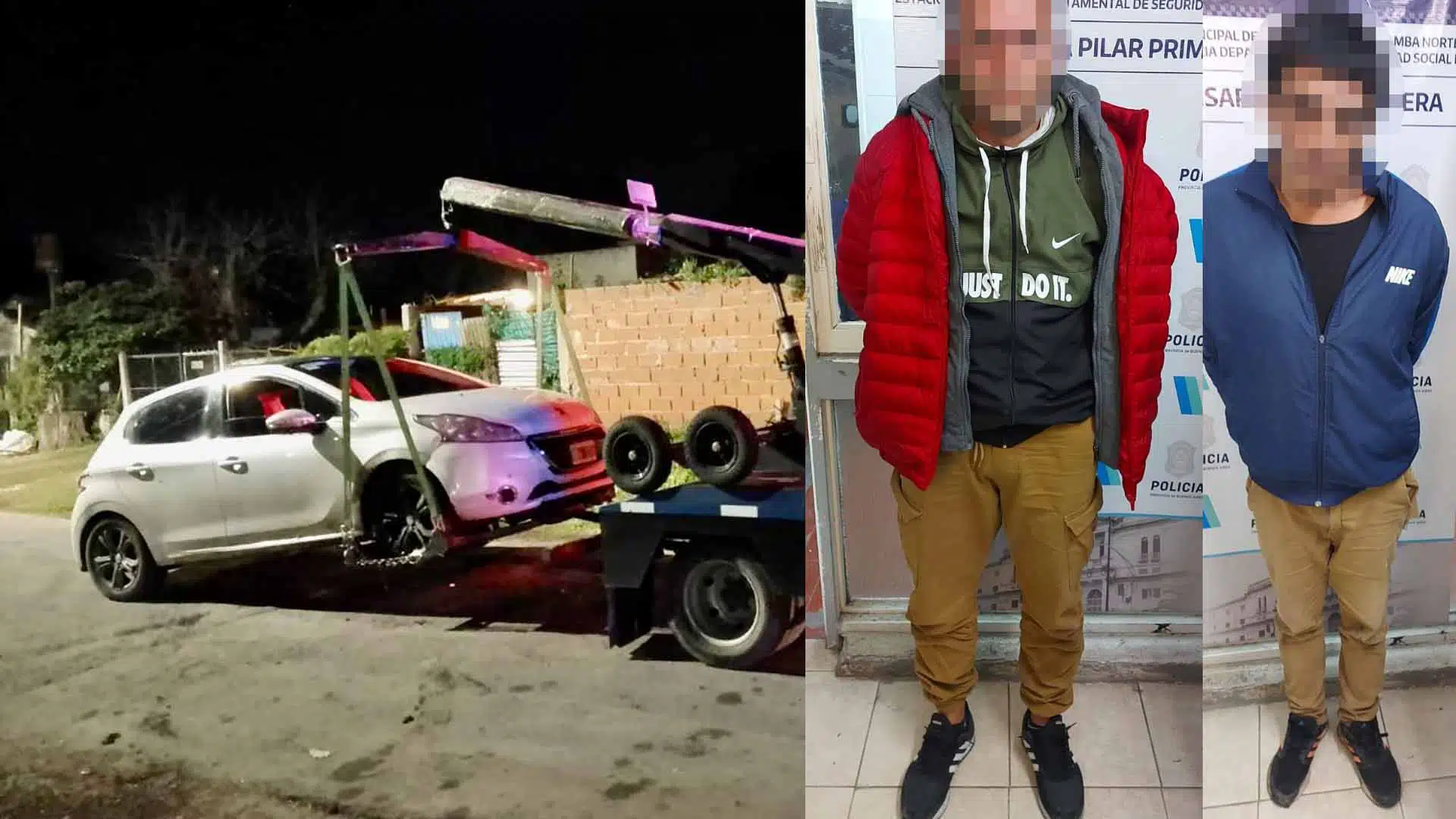 Secuestro robo auto Villa Verde