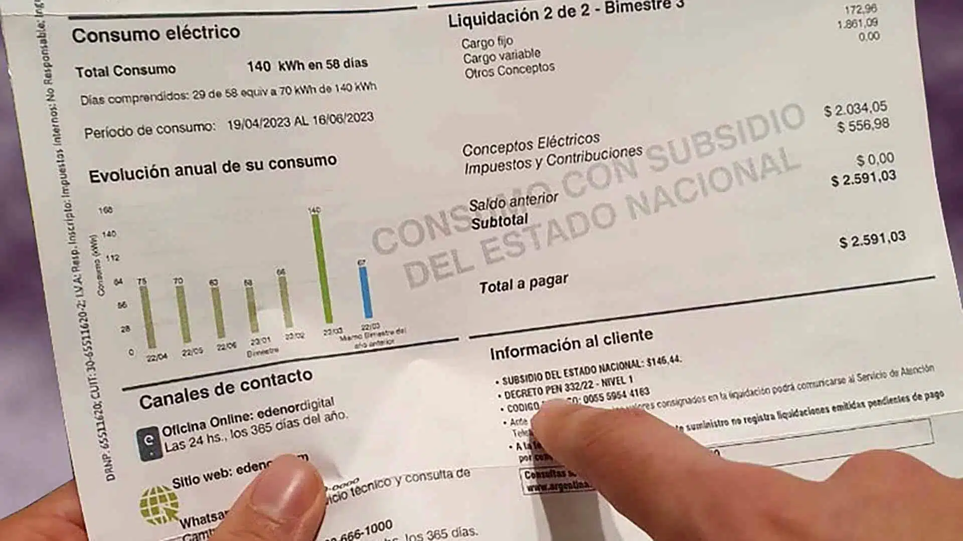 Audiencia tarifas Edenor