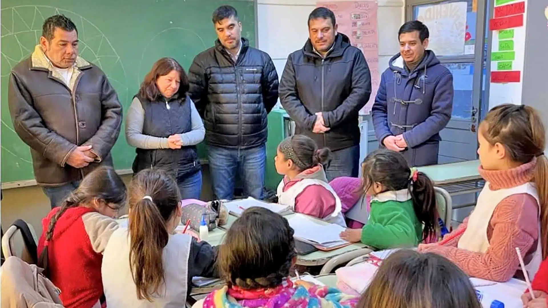Obras gas escuelas