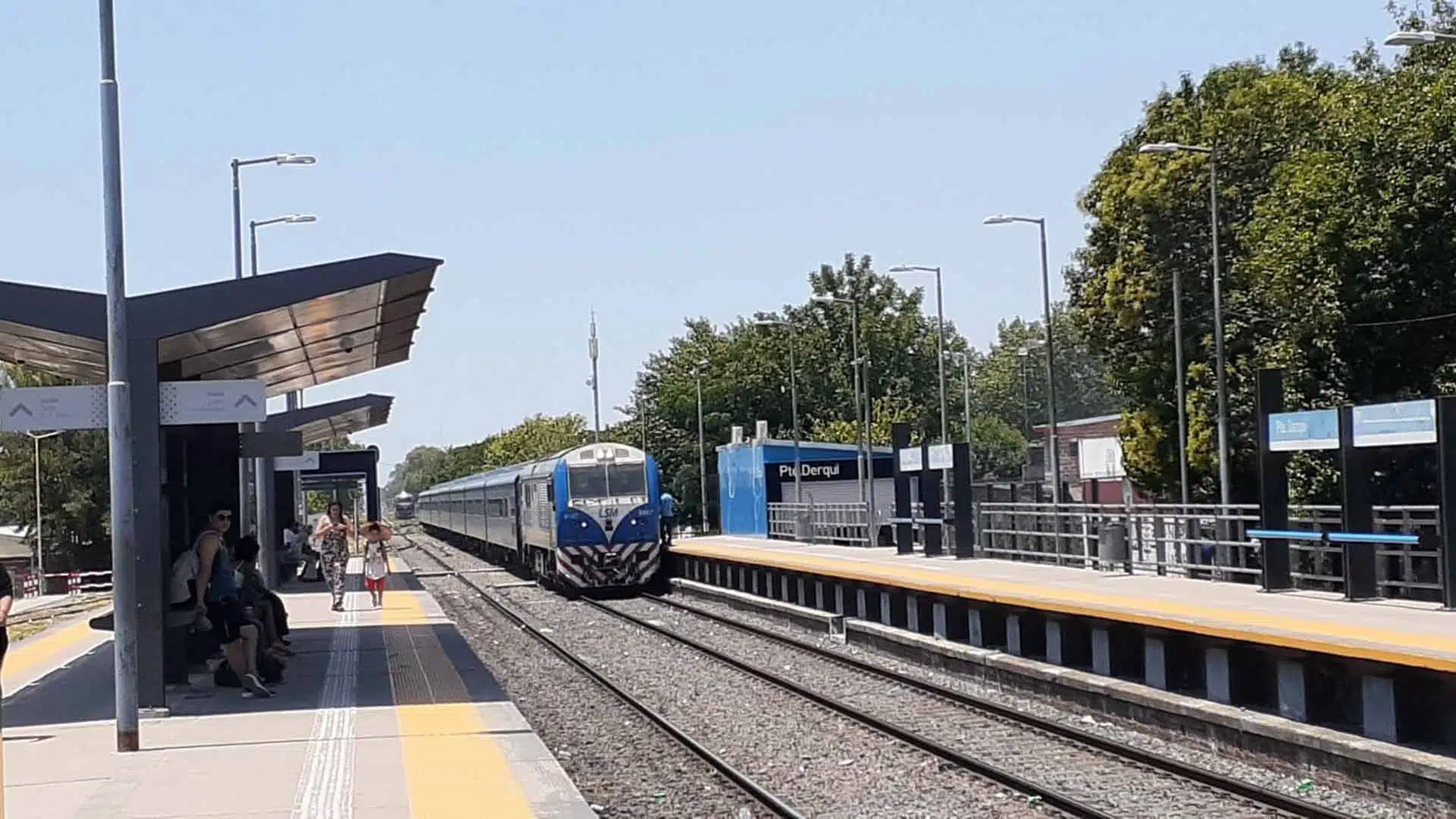 Atropellada tren Derqui