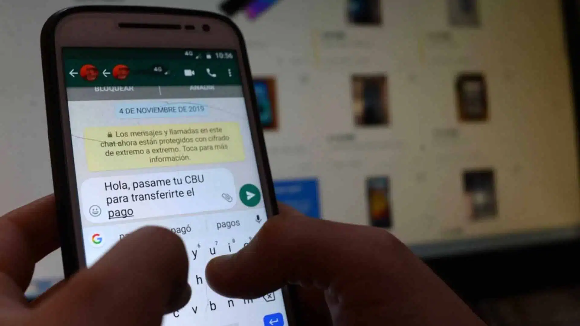 Estafa transferencia trucha