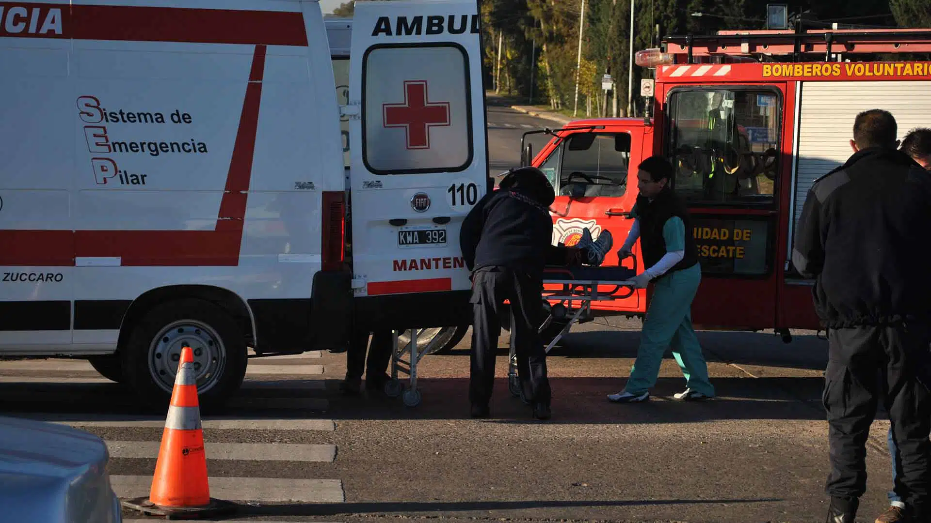 Ciclista muerta Ruta 8