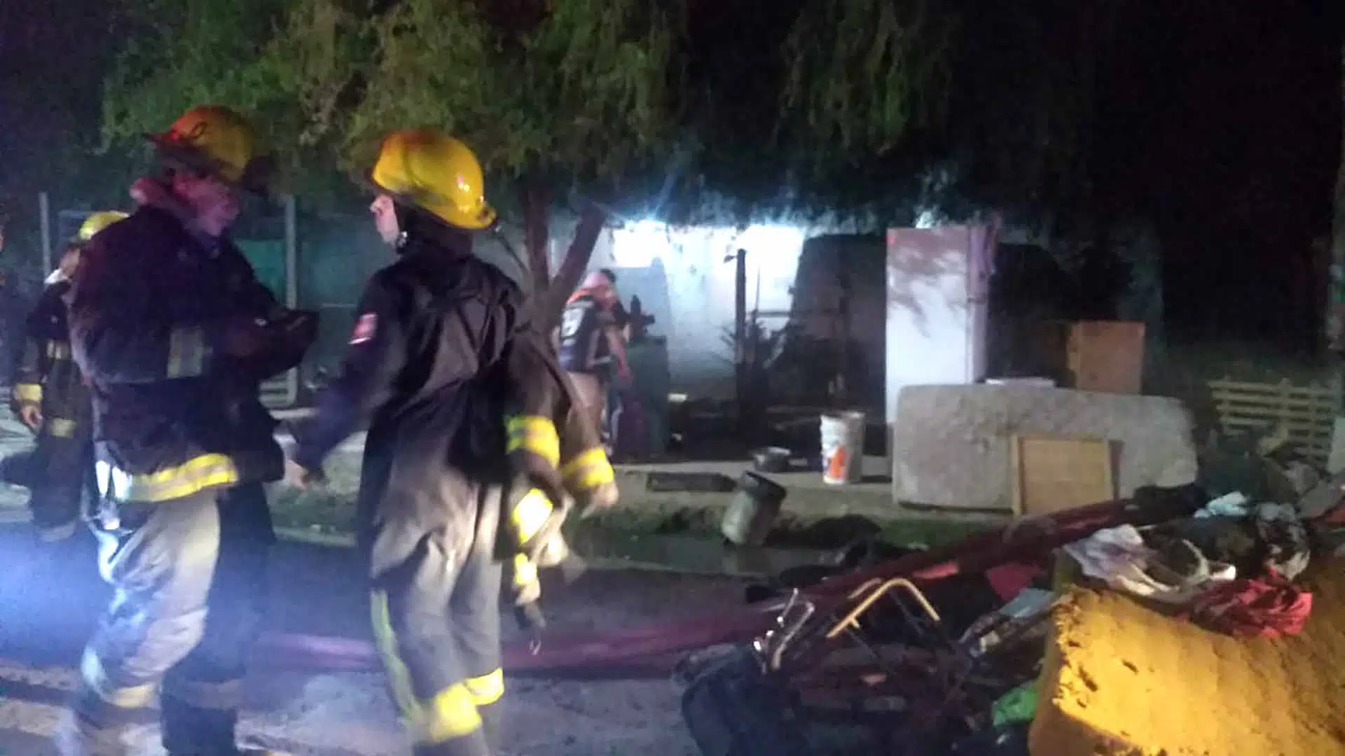 Incendio vivienda Agustoni