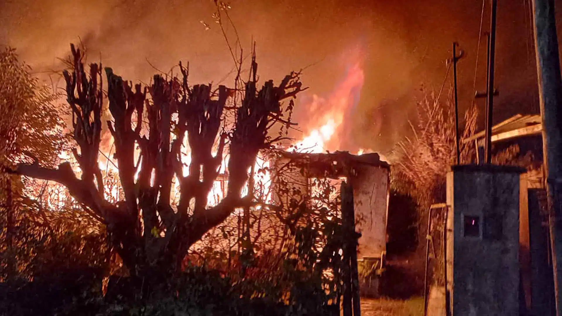 Incendio vivienda Peruzzotti