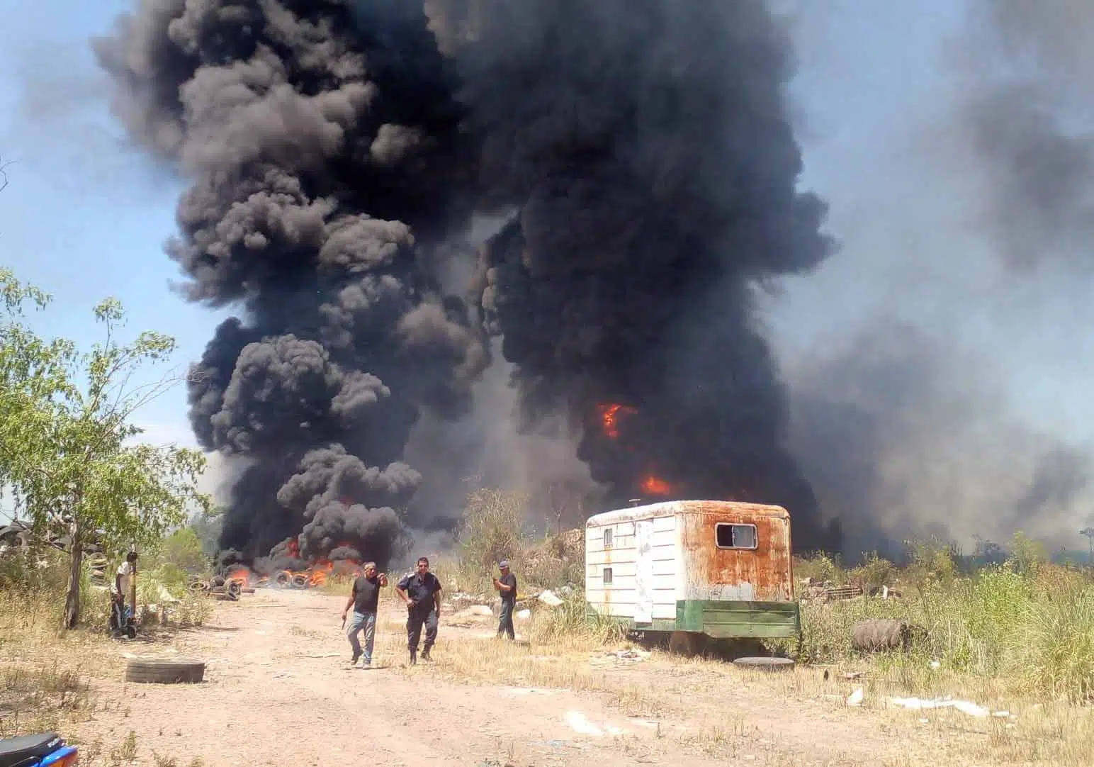 Incendio Parque Industrial