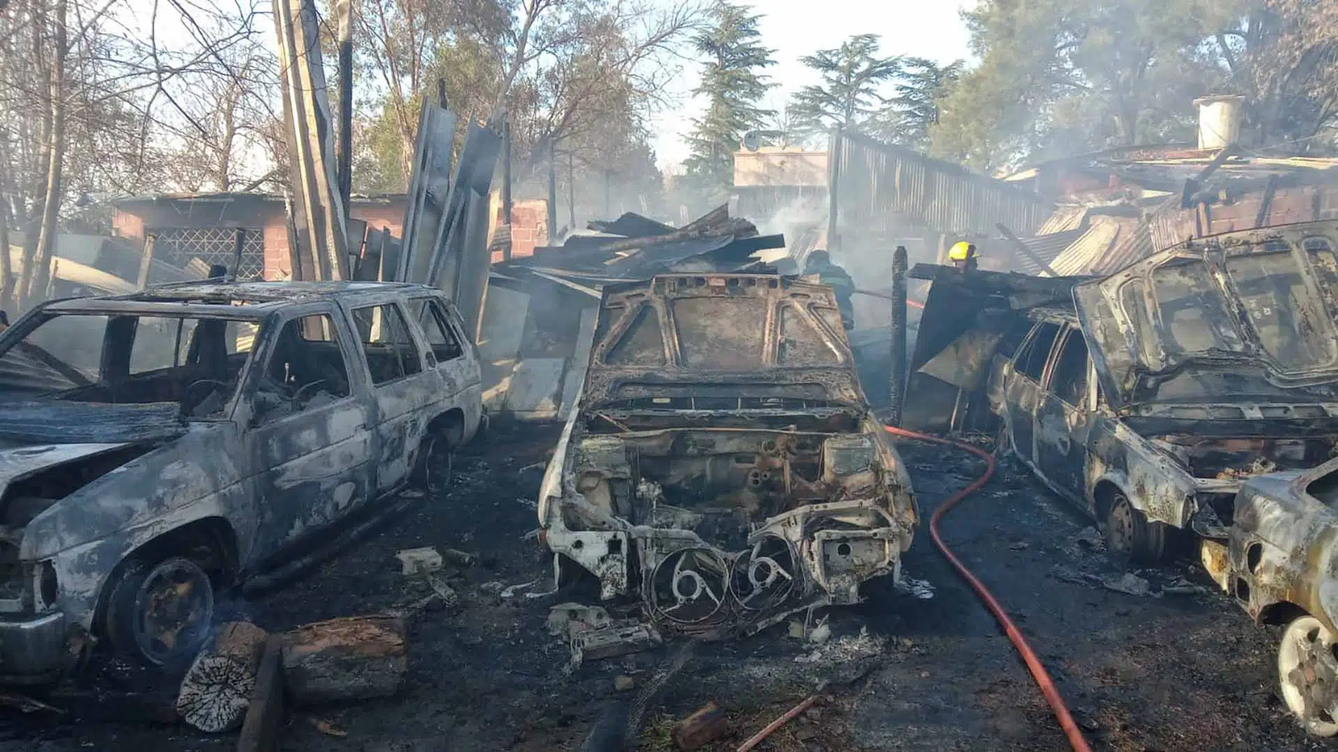 Incendio taller Manzanares