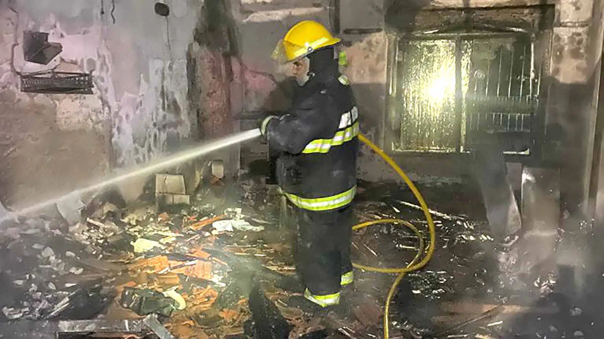 Incendio vivienda Del Viso
