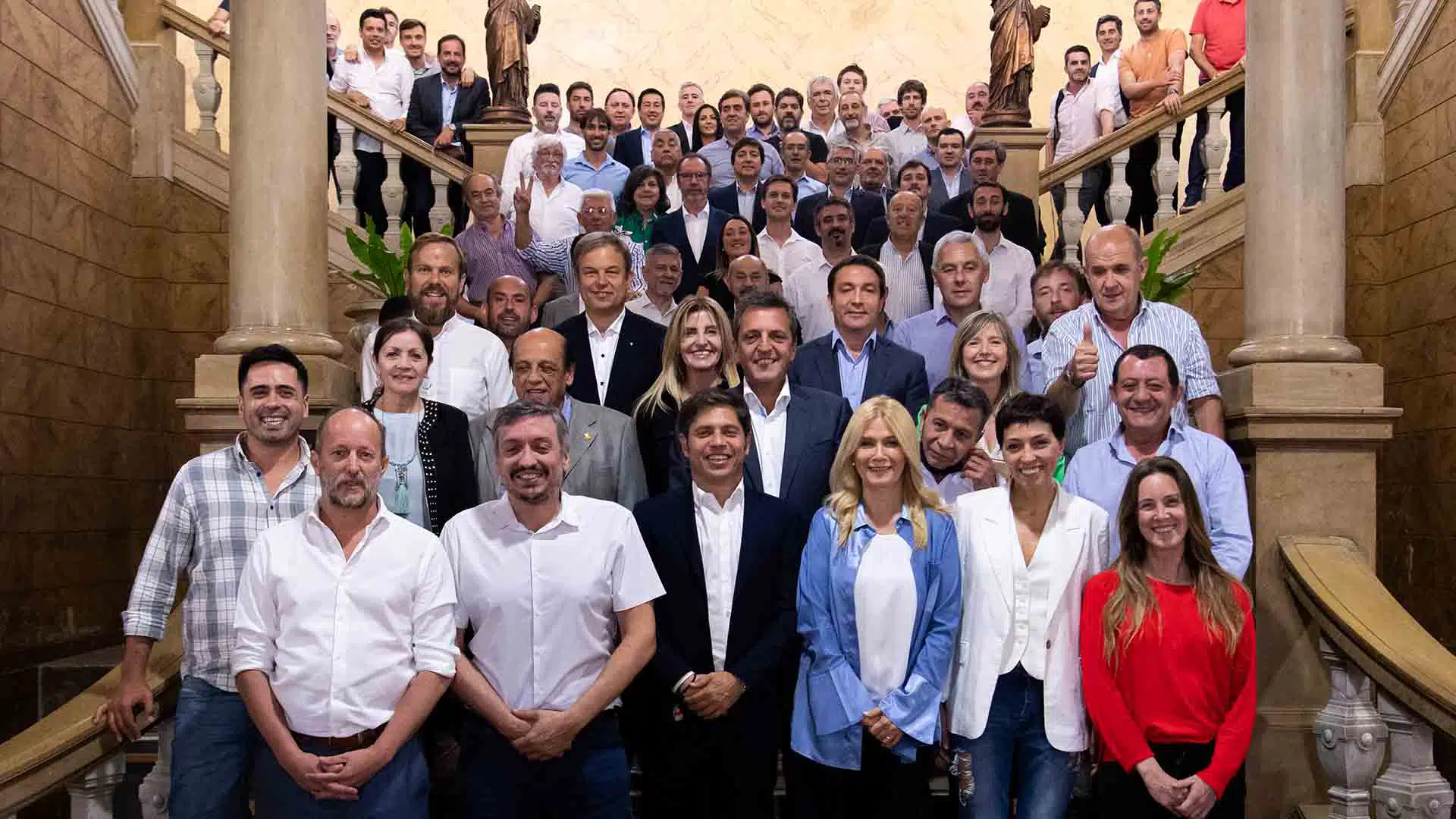 Kicillof con intendentes