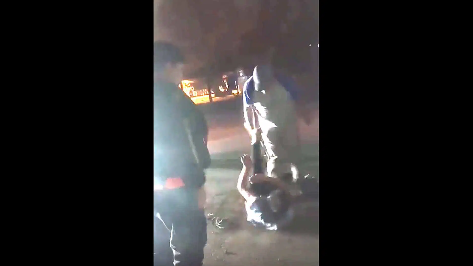 Ladrón golpeado