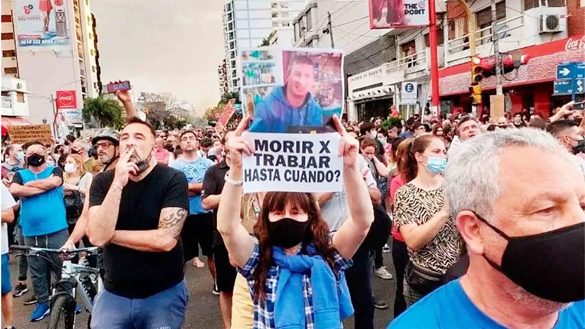marcha crimen del kiosquero