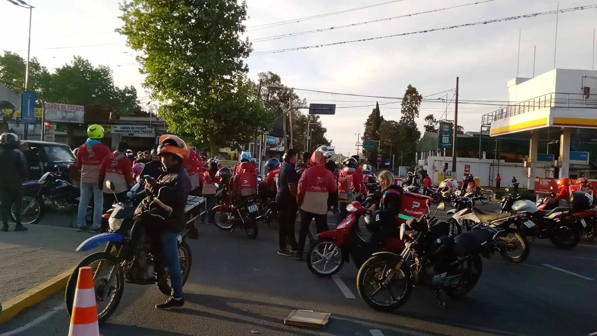 Protesta Pedidos Ya