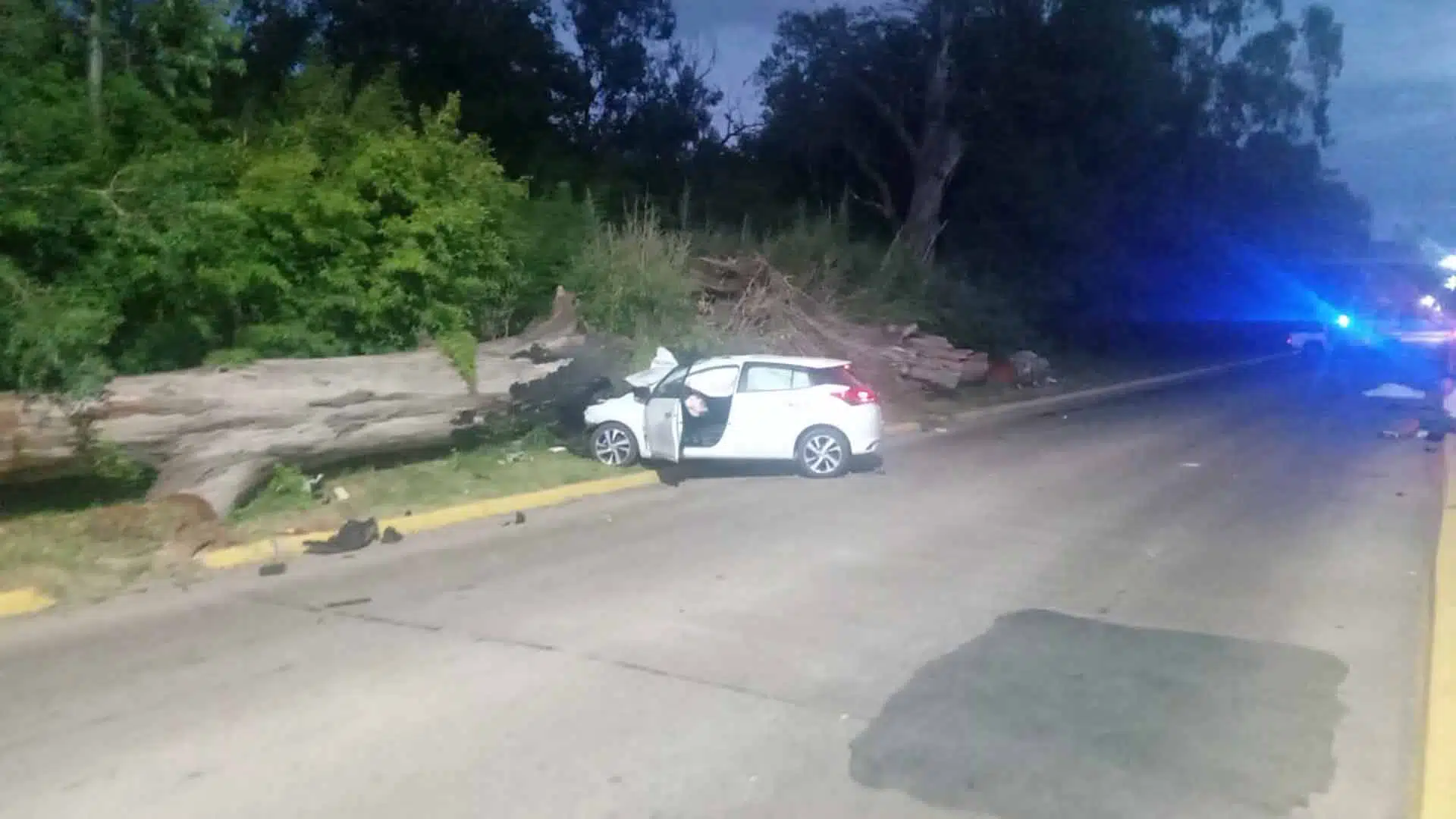 Motociclista muerto avenida Kirchner