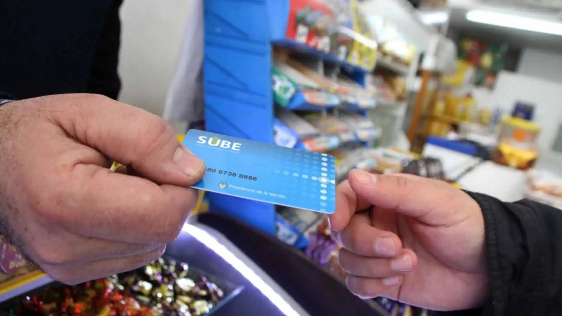 Recarga SUBE en kioscos