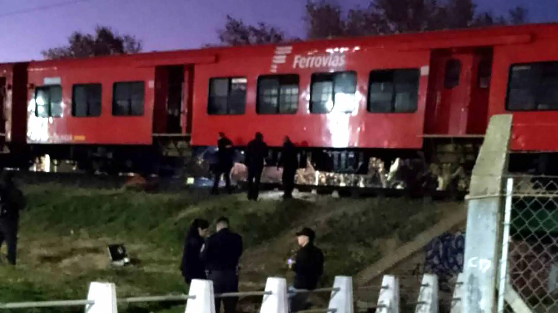 Accidente tren Belgrano Norte