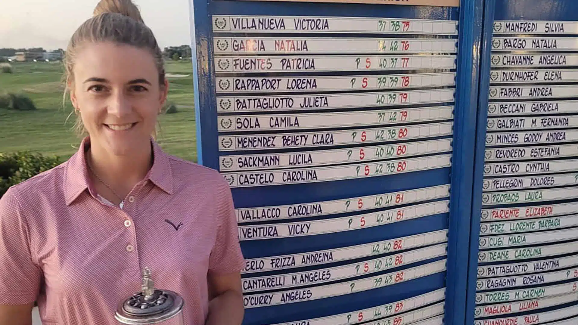 Temporada femenina Pilará Golf