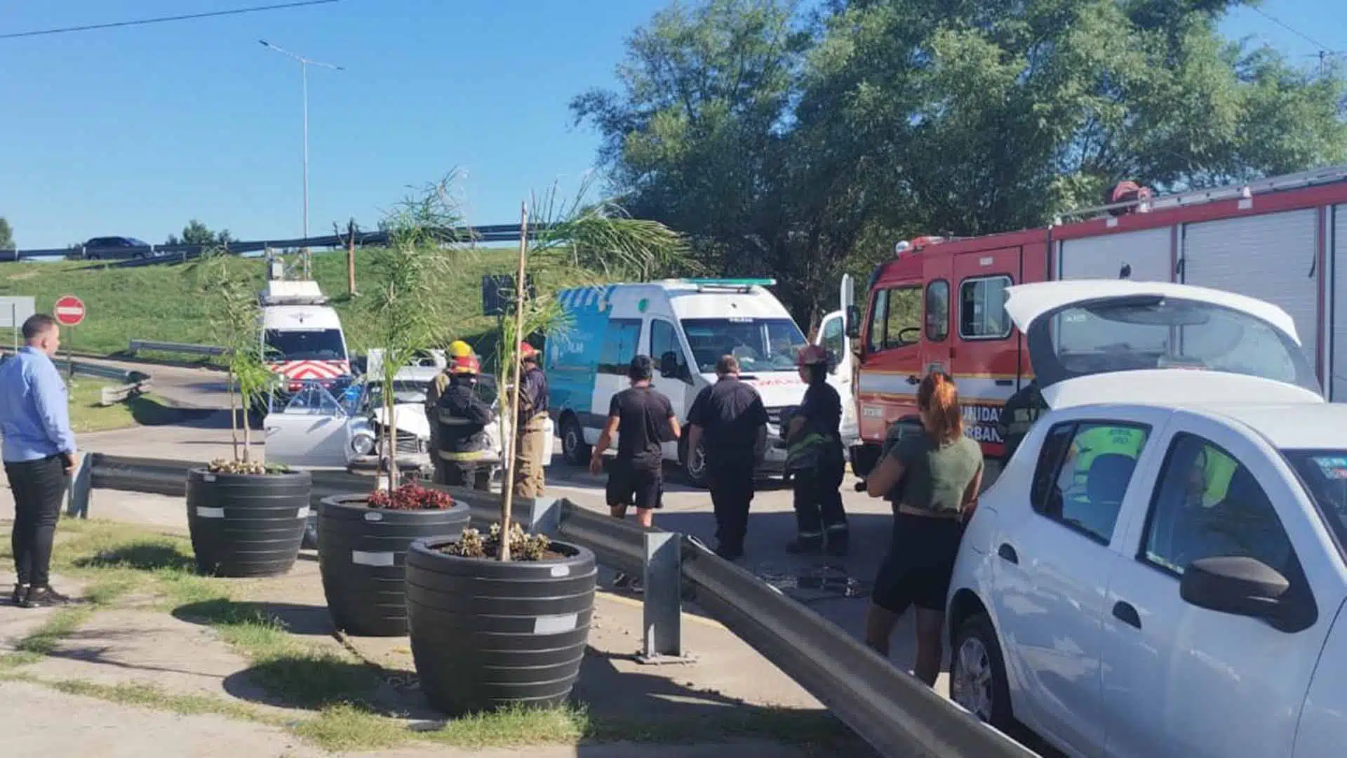 Accidente Ruta 26 y Panamericana