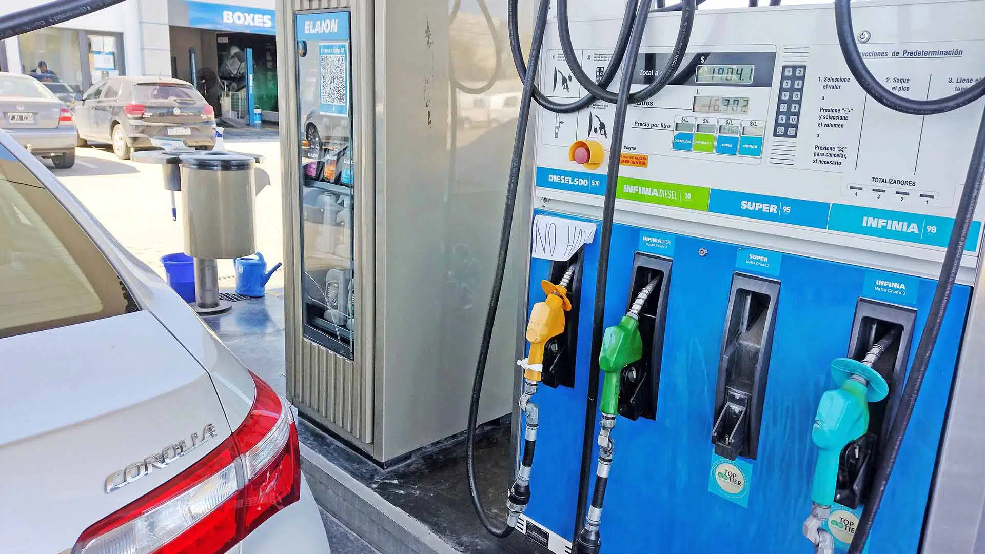 Falta de gasoil