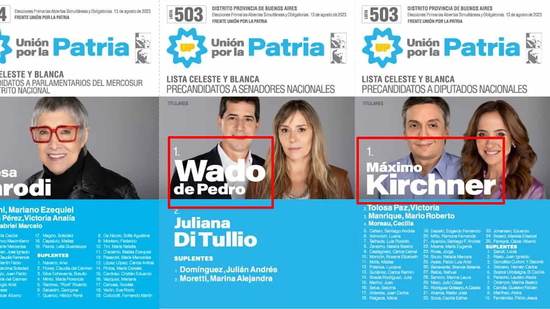 Apodos en boletas