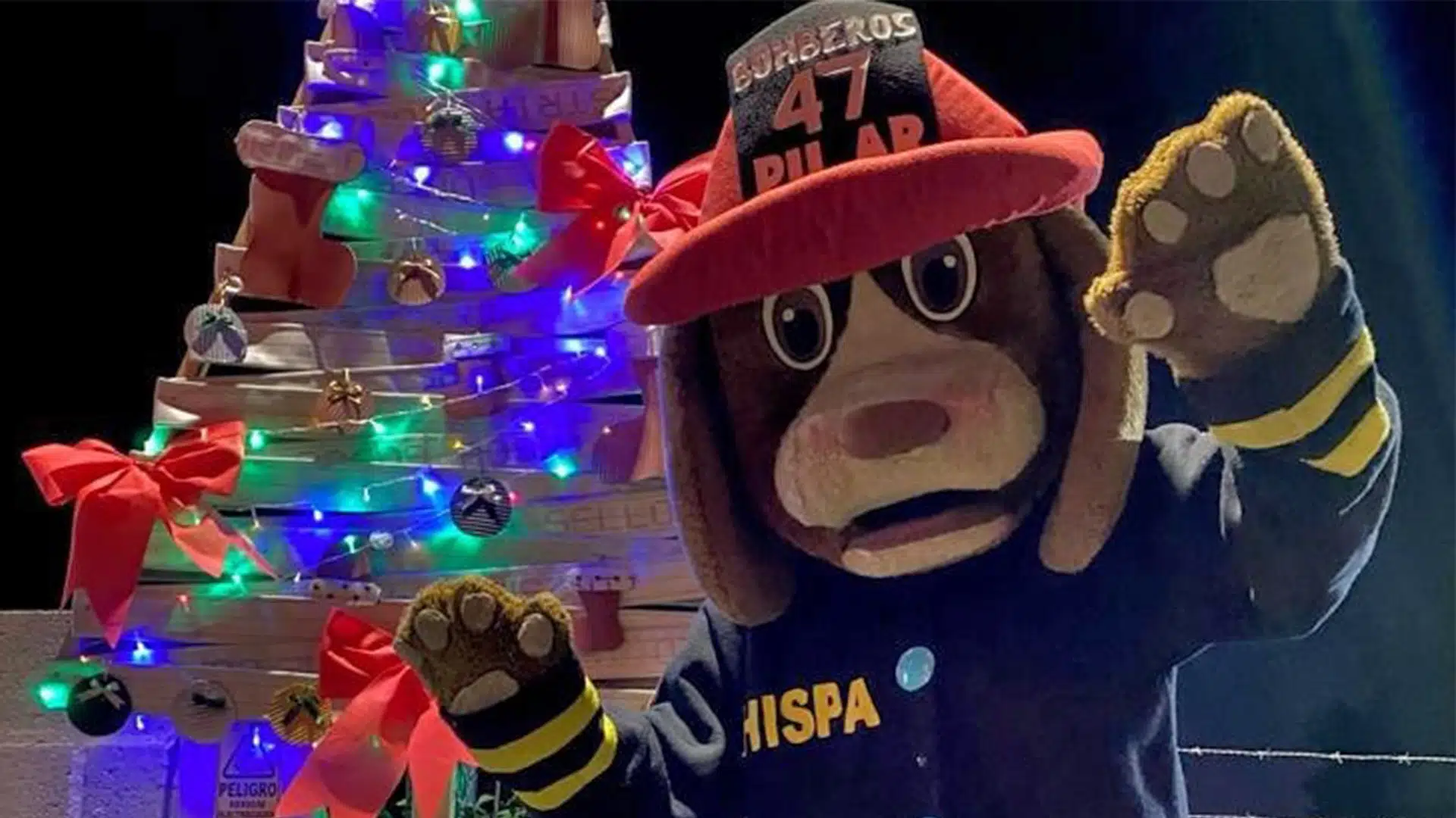 bomberos colecta navidad