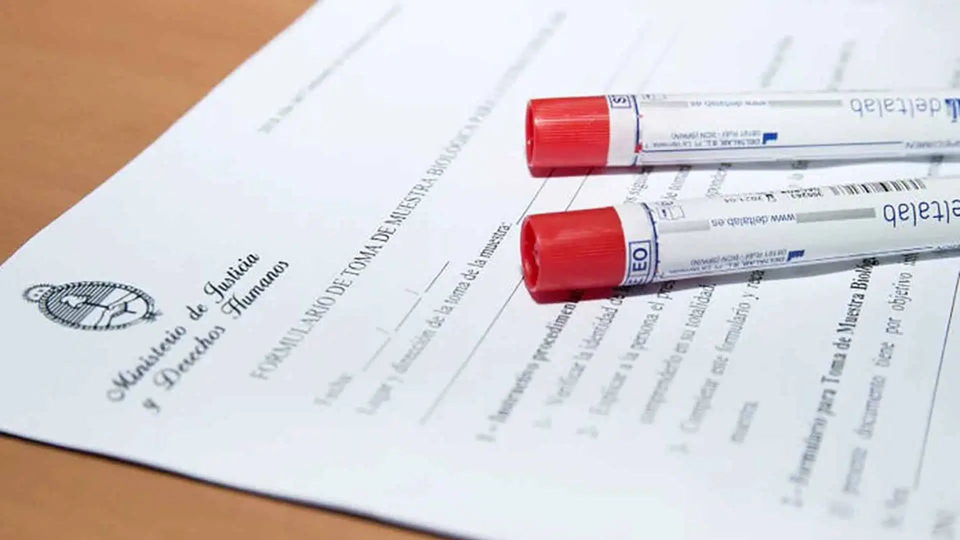 Registro datos genéticos