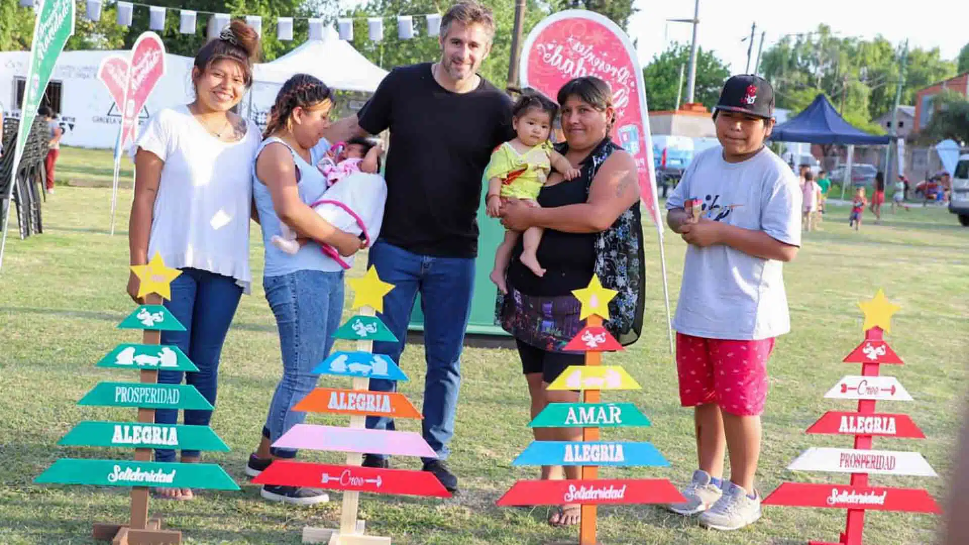 talleres armado arboles navideños